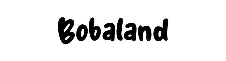Bobaland  les polices de caractères gratuit tlcharger