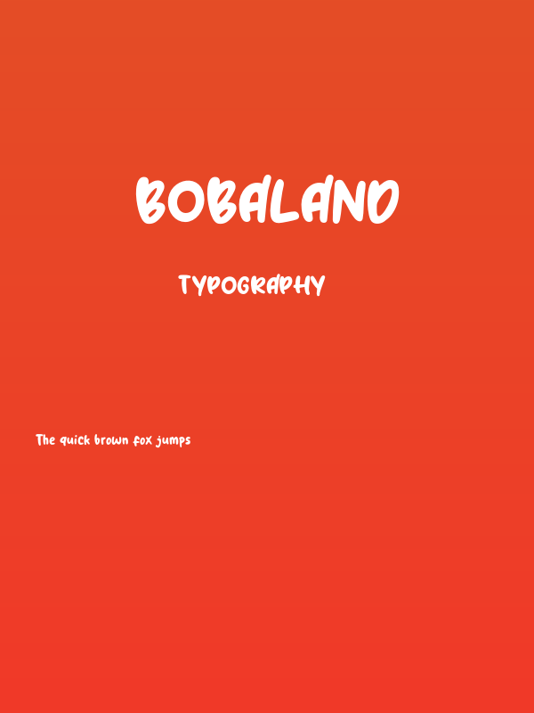 Bobaland Poster