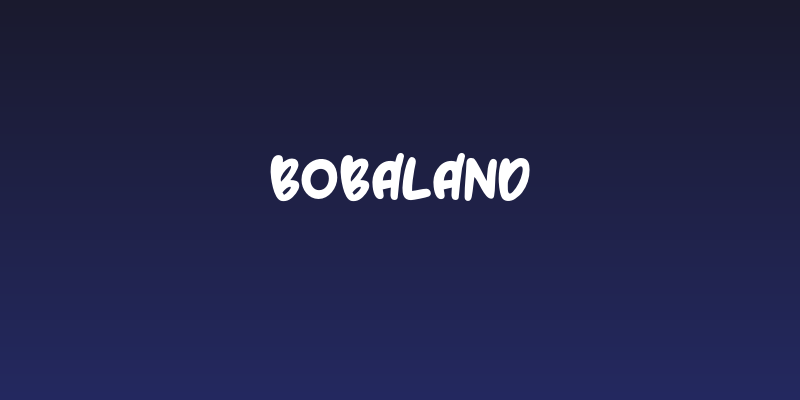 Bobaland Social Header