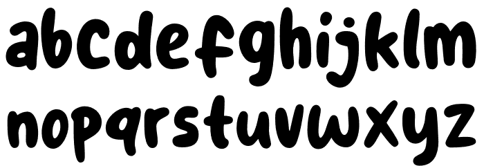 Bobaland Font LOWERCASE