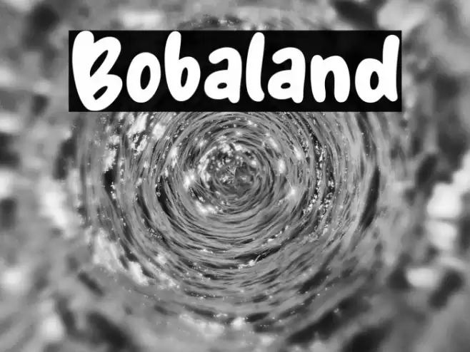 Bobaland Font examples