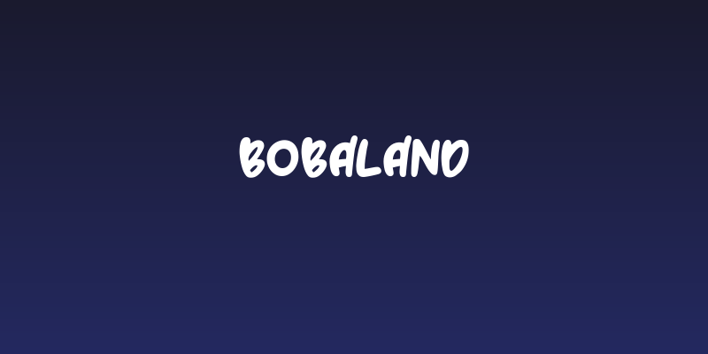 Bobaland Social Header
