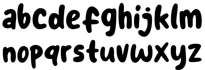 Bobaland Font LOWERCASE