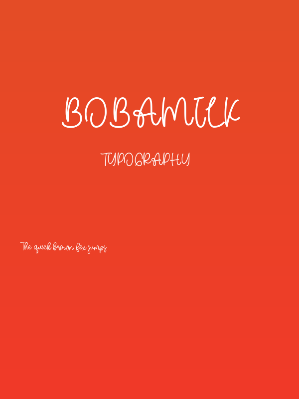 Bobamilk Poster