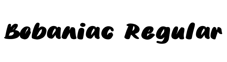 Bobaniac Regular Font