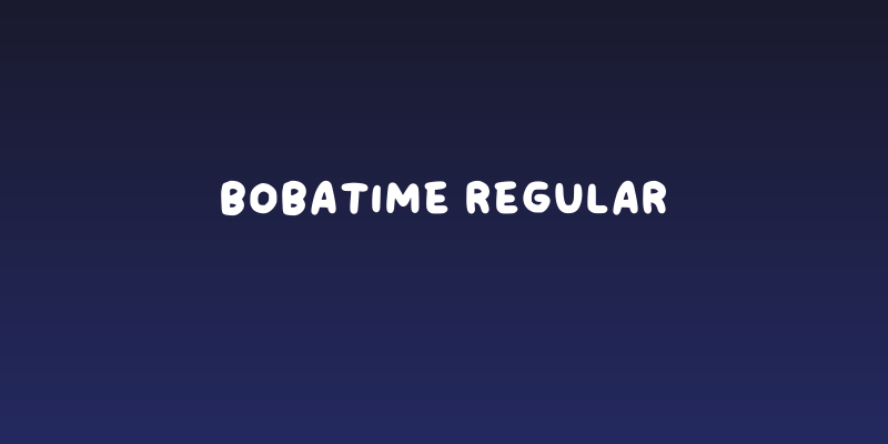 Bobatime Regular Social Header