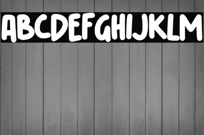 Bobba Tea Font examples