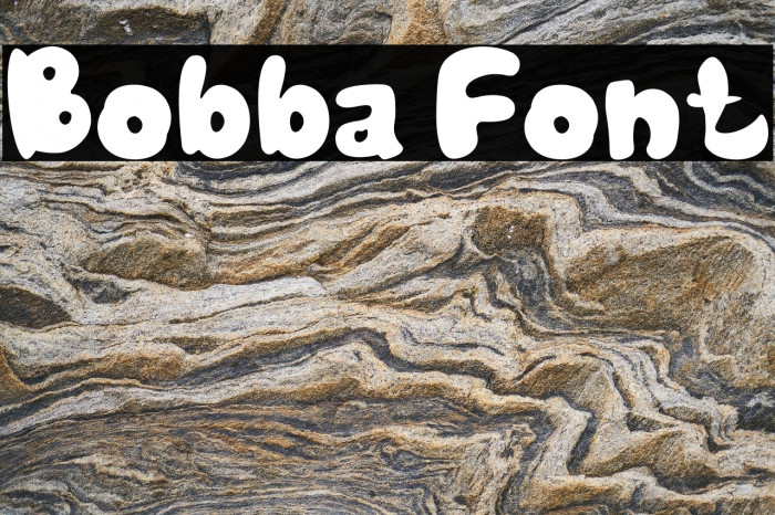 Bobba Font examples