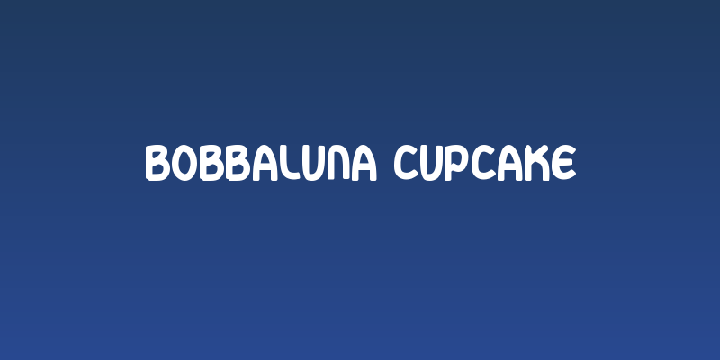 Bobbaluna Cupcake Social Header