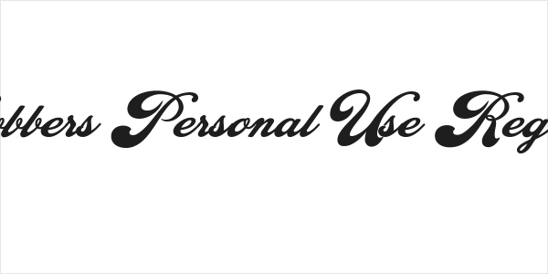 Bobbers Personal Use Regular Logo