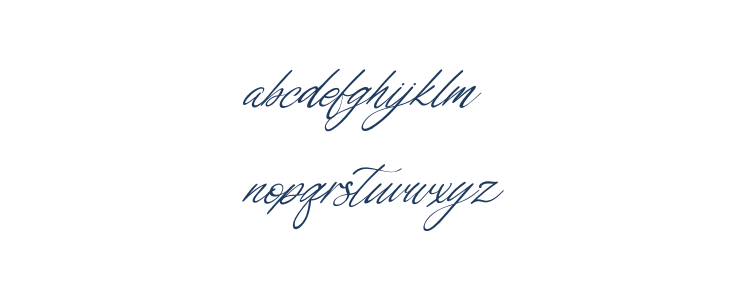 Bobbi Jeffina Italic Lowercase
