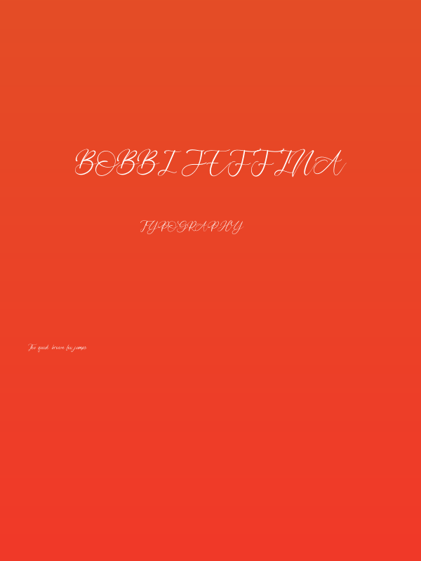 Bobbi Jeffina Poster