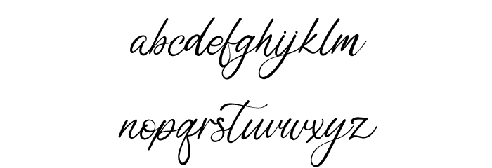 Bobbi Jeffina Font LOWERCASE