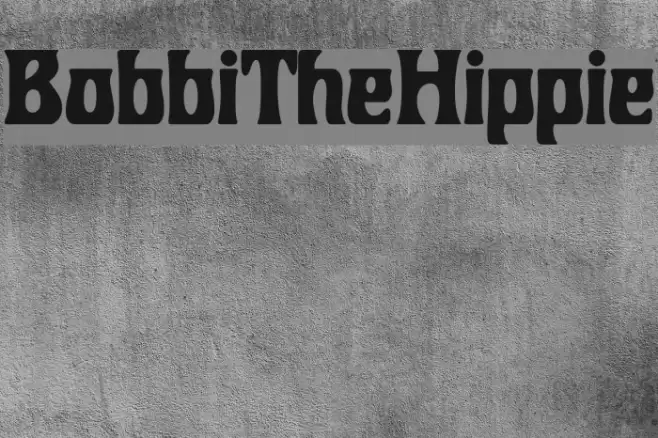 BobbiTheHippie Fonte examples