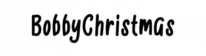 Bobby Christmas  Скачать бесплатные шрифты