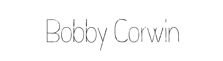 Bobby Corwin  免费字体下载