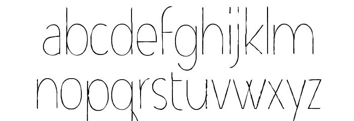 Bobby Corwin Font LOWERCASE