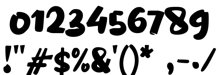 Bobby Donut Font OTHER CHARS