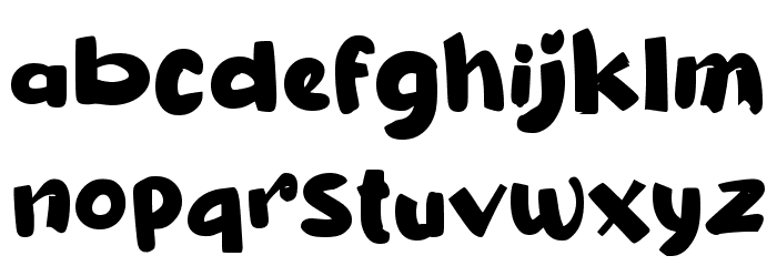 Bobby Donut Font LOWERCASE