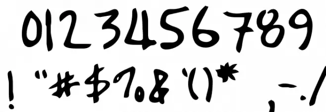 Bobcat Font OTHER CHARS