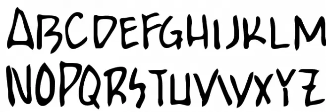 Bobcat Font Litere mari