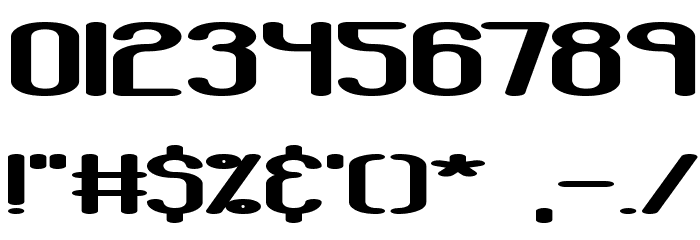 Bobcaygeon BRK Font OTHER CHARS