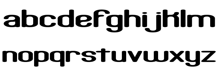 Bobcaygeon BRK Font LOWERCASE