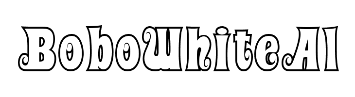 BoboWhiteAl  Fuentes Gratis Descargar