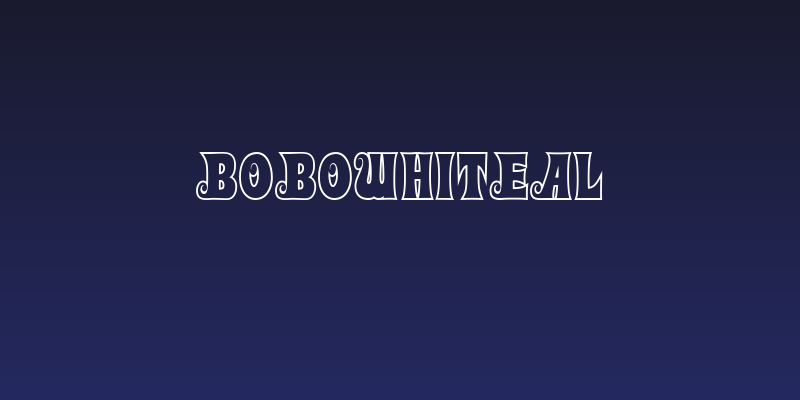 BoboWhiteAl Social Header