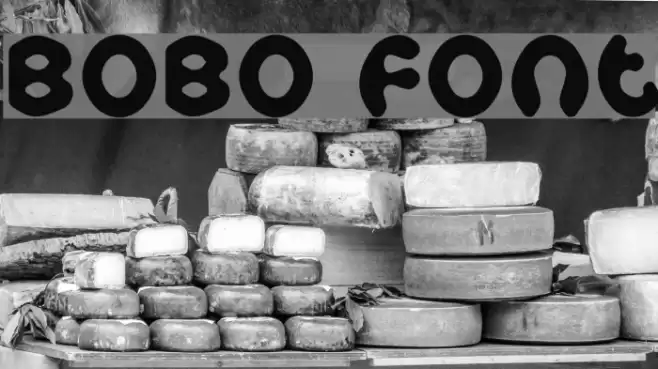 Bobo Font examples