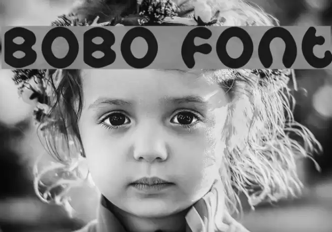 Bobo Font examples