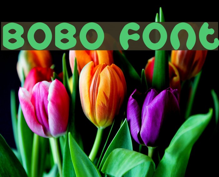 Bobo フォント examples