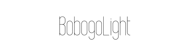 Bobogo Light  baixar fontes gratis