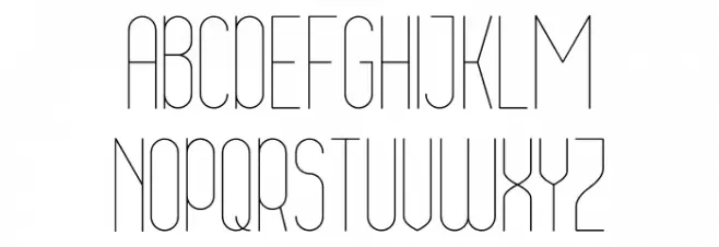 Bobogo Light Font Litere mari