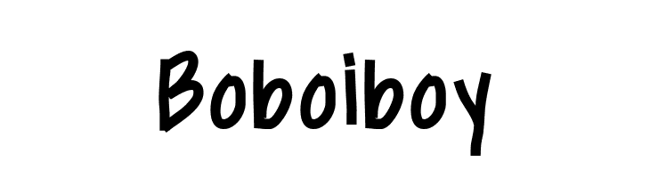 Boboiboy फ़ॉन्ट
