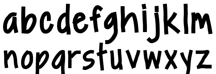 Boboiboy Font LOWERCASE