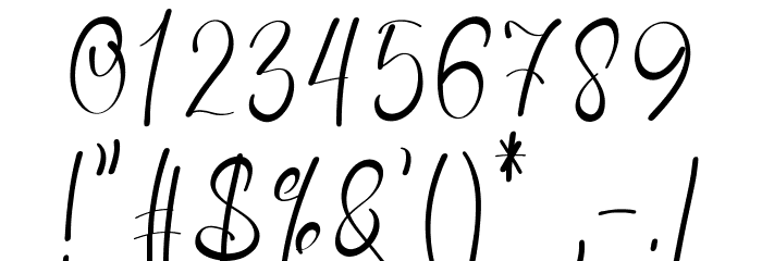 Bobolink Font OTHER CHARS
