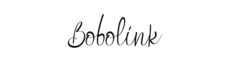 Bobolink  免费字体下载