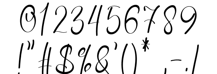 Bobolink Font OTHER CHARS