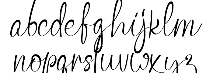 Bobolink Font LOWERCASE