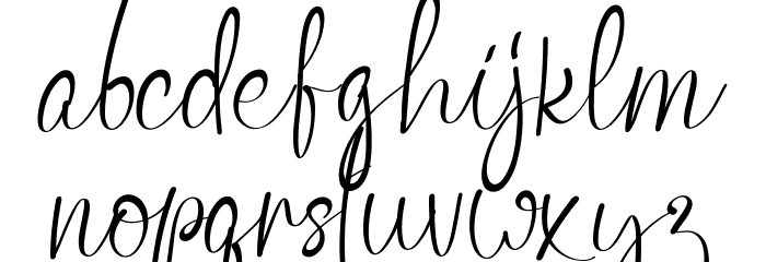 Bobolink Font LOWERCASE