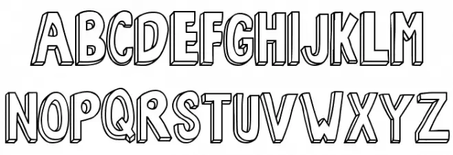 Bob's Burgers 2 Font Litere mari