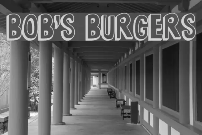 Bob's Burgers Font examples