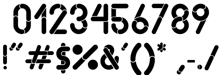 Bobz Type Font OTHER CHARS