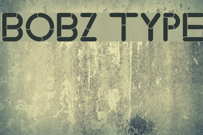 Bobz Type Font examples