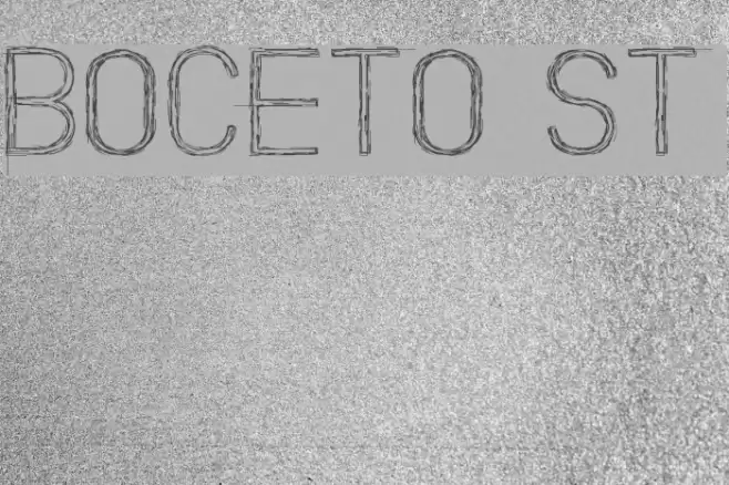 Boceto St Font examples