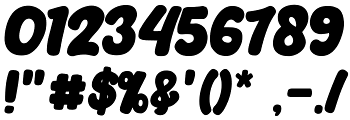 Bochild Font OTHER CHARS