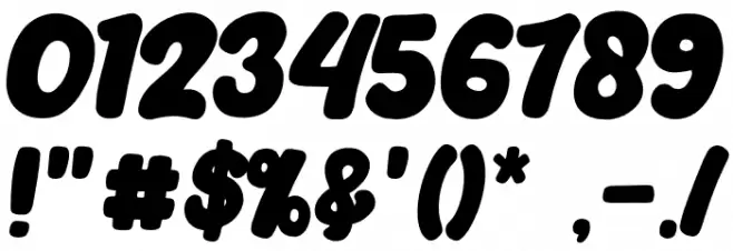 Bochild Font OTHER CHARS