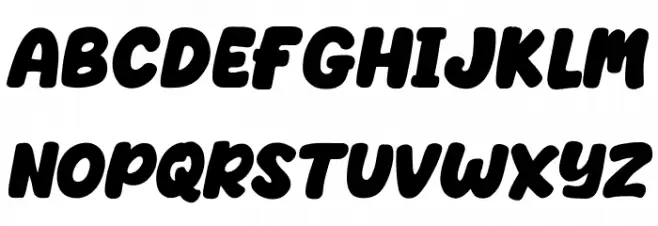 Bochild Schriftart Groß