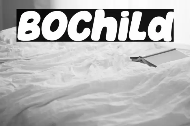 Bochild Font examples